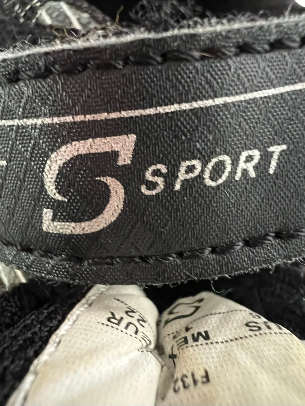 Kids Black Sport Sneakers with Silver Accents and Hook-and-Loop Strap